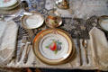 Table place setting at Kelton House Museum. Columbus, OH.