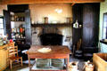 Interior of William Morris House at Carillon Historical Park. Dayton, OH.