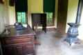 Miami & Erie Canal superintendent's office interior at Carillon Historical Park. Dayton, OH.