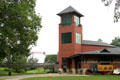 Tower of roundhouse transportation center at Carillon Historical Park. Dayton, OH.