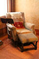 Orville Wright's chair with reading stand in library at Hawthorn Hill. Dayton, OH.