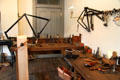 Workshop of Wright Cycle shop. Dayton, OH.
