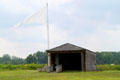 Hanger at Huffman Prairie Flying Field where Wright Brothers taught themselves to fly. Dayton, OH.