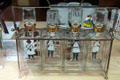 Glass decanters at Ohio Glass Museum?. Lancaster, OH.