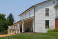Newel K. Whitney Store where Mormon leaders Joseph & Emma Smith lived at Historic Kirtland Village. Kirtland, OH.