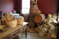 Storeroom of N.K. Whitney Store at Historic Kirtland Village. Kirtland, OH.