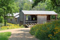 Reconstructed sawmill at Historic Kirtland Village. Kirtland, OH
