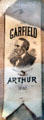 Garfield & Arthur presidential campaign ribbon at Garfield NHS. Mentor, OH.
