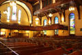 Interior of Old Stone Church. Cleveland, OH.
