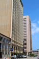 Ontario St. streetscape with The Standard Building & Justice Center. Cleveland, OH.