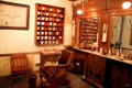 Historic barber shop at Cleveland History Center. Cleveland, OH.