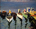 Holiday on the Hudson painting by George Luks at Cleveland Museum of Art. Cleveland, OH