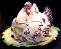 Hen & chicks porcelain tureen by Chelsea Porcelain of England at Cleveland Museum of Art. Cleveland, OH.