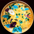 Faience charger by Theodore Deck of France at Cleveland Museum of Art. Cleveland, OH.