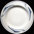 Porcelain plate by Henry C. van de Velde for Meissen Porcelain Factory of Germany at Cleveland Museum of Art. Cleveland, OH.