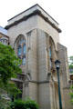 Neo Gothic tower of Florence Harkness Chapel at Case Western Reserve University. Cleveland, OH.