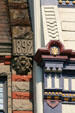 Decorative details of Capital National Bank & Bush Breyman Buildings. Salem, OR.