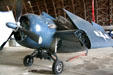 Grumman FM-2 Wildcat flying boat side view at Tillamook Air Museum. Tillamook, OR.