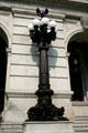 Lampstand at entrance to Pennsylvania Capitol. Harrisburg, PA.