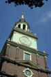 Tower of Independence Hall. Philadelphia, PA