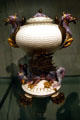 Tea urn & stand by D. McBirney & Co. of Belleek, Ireland, at Philadelphia Museum of Art. Philadelphia, PA.