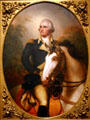 Portrait of George Washington by Rembrandt Peale in National Portrait Gallery. Philadelphia, PA.