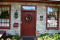 Front door of stone house. Strasburg, PA.