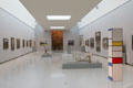 Gallery curves at Carnegie Museum of Art. Pittsburgh, PA.
