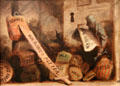 Alonzo Potter panel detail of Abraham Lincoln, Rail Splitter painting by David Gilmour Blythe at Carnegie Museum of Art. Pittsburgh, PA.
