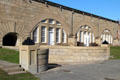 Restored former east gate at Fort Adams. Newport, RI.