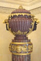 Ormolu-mounted Swedish Porphyry vase by Alfred Beurdeley fils, Paris replica of one in Louvre in Great Hall at The Breakers. Newport, RI.