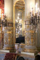 Detail of columns in Music Room at The Breakers. Newport, RI.