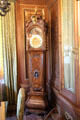 Tall clock in Library Alcove at The Breakers. Newport, RI.