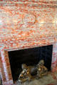 Mr. Vanderbilt's Bedroom fireplace at The Breakers. Newport, RI.
