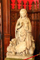 Saint Barbara sculpture in Gothic Room at Marble House. Newport, RI.