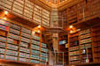 Spiral staircase of Library in Rhode Island State House. Providence, RI