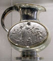 Pitcher with cherub scene by Gorham Manuf. Co. of Providence, RI at RISD Museum. Providence, RI