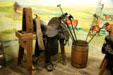 Saddlemaker's bench at Dakota Discovery Museum. Mitchell, SD.