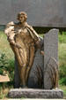 Citadel statue dedicated to pioneer women of South Dakota by sculptor Dale Claude Lamphere at State Historical Society Museum. Pierre, SD.