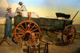 Moline Mandt wagon by Mandt Wagon Co. of Stoughton, WI, at South Dakota State Historical Society Museum. Pierre, SD.