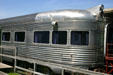 Burlington Route streamlined at Railroad Museum. Galveston, TX.