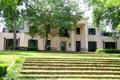 Bayou Bend garden facade. Houston, TX.