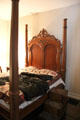 Four poster bed at Nichols-Rice-Cherry House at Sam Houston Park. Houston, TX.