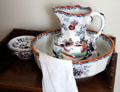 Pitcher & wash basin at Nichols-Rice-Cherry House at Sam Houston Park. Houston, TX.
