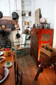 Kitchen at Nichols-Rice-Cherry House at Sam Houston Park. Houston, TX.