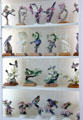 Collection of bird statuettes at Rienzi house museum. Houston, TX.