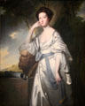 Portrait of Elizabeth Peers Blunt by George Romney at Rienzi house museum. Houston, TX.