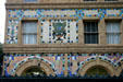 Eagle tiles of Hamilton Hotel. Laredo, TX.