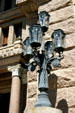 Lampstand on State Capitol. Austin, TX.