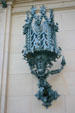 University of Texas Battle Hall cast iron lamp. Austin, TX.